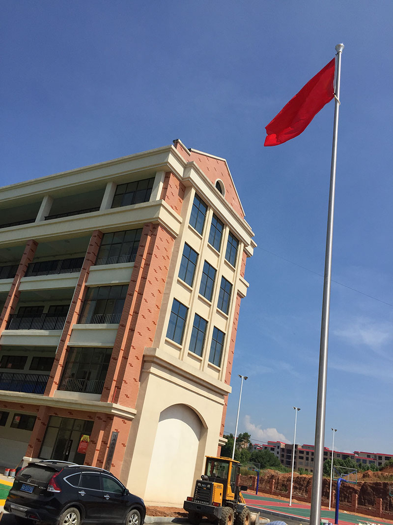講話，國(guó)歌同步旗桿10