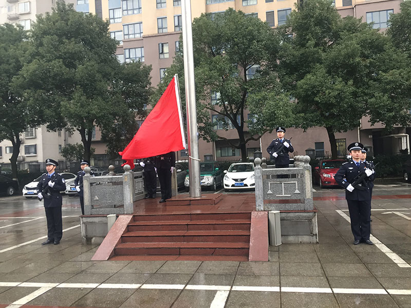 講話，國(guó)歌同步旗桿12
